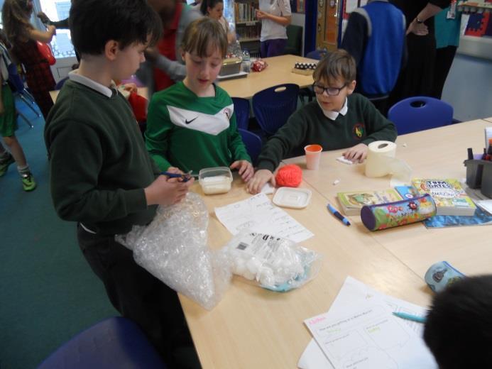 Year 6 In Year 6 our aim was to make a safety helmet for a raw egg, that would protect the