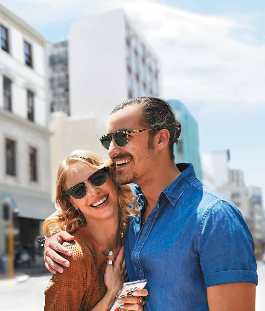 BREAK THE COMMON RULES AND WEAR WHAT FITS YOU. You can wear a bold frame that works indoors and outdoors with Transitions lenses.