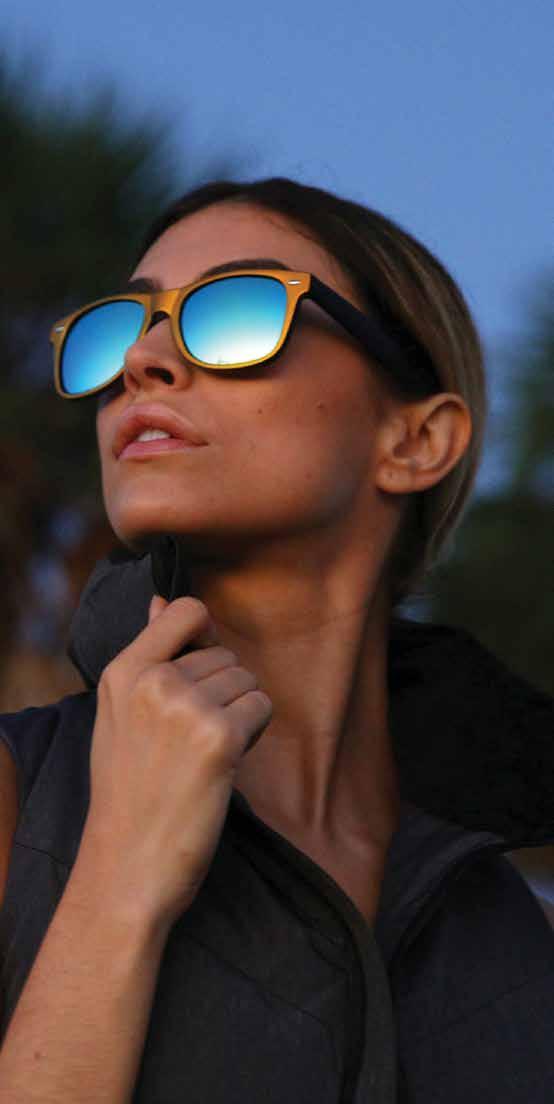 7ENHANCE THE LOOK WITH LENSES MIRRORED LENSES Mirrored lenses reflect the sun s rays outward and decrease the amount of light entering your patients eyes.