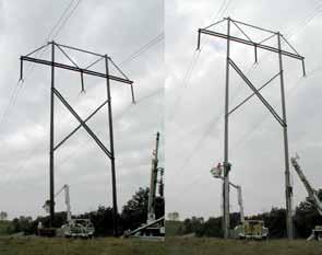 Type PRH - Raise Only ORDERING INFORMATION Ordering Example: Need - Raise Structure 10-0 (X=10-0 ) Existing Pole - 75-0 Class 2 W Width of steel Order - P R H 9 2 2 L Minimum Unit Size Existing Pole