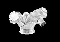 000.** Bath and shower mixer with hand shower Antartica knob #1 039201.E00.** Three holes basin set with 039205.E00.** One hole basin mixer with 039222.