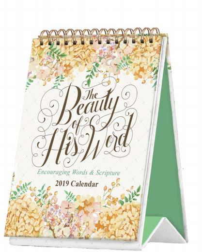DESKTOP CALENDARS BACK TO BASICS COLLECTION UNIQUELY CREATED COLLECTION THE BEAUTY OF HIS WORD COLLECTION BACK TO BASICS ISBN 1684083311 Item# 81224 $10.