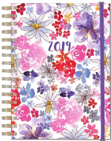 UNIQUELY CREATED COLLECTION THE BEAUTY OF HIS WORD COLLECTION POLKA DOT WEEKLY PLANNER FLORAL WEEKLY