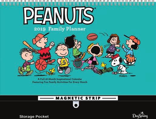 FAMILY PLANNERS BACK TO BASICS COLLECTION PEANUTS FAMILY PLANNER