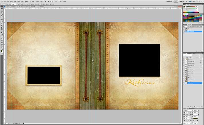 When designing Book and Album Custom Photo Covers, be sure to bleed design elements to the edge of the file.