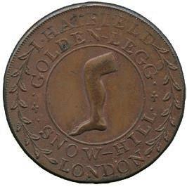 (3) 100-150 257 Warwickshire, John Gregory Hancock Jr, Medallic Penny Token, Birmingham, issued by George Barker, bust of Britannia right, DIVA