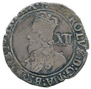 50-80 152 Charles I, Silver Half-Groat, Tower Mint,