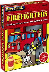 Freddy the Fireman sticker paper doll 2 complete coloring books 51 full-color stickers 10 red-hot tattoos 6 pre-cut stencils Squirting toy fire