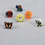 shine 59 follow-the-dots dorable mini-erasers: sunflower, bee & more.