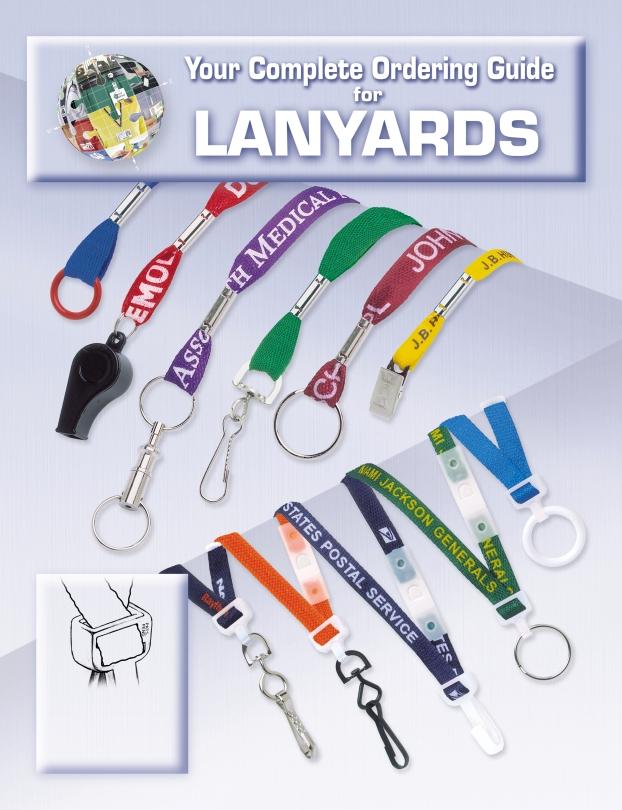 Engineered construction creates a natural V shape in the lanyard which