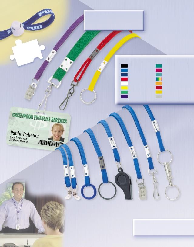 Standard Styles Cordlocks... allow the wearer to adjust the lanyard to any length! Call for details and pricing.