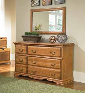 of usable storage space The Essential Dresser with the Treasures Wing Mirror #3500.