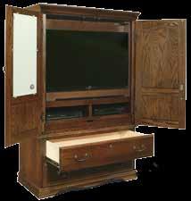 Up to 47" Flat Screen TV Converts to gun cabinet for 6