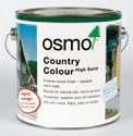 + Osmo Country Colour is extremely weatherproof, UV-resistant and very durable + Available in 0.75 und 2.