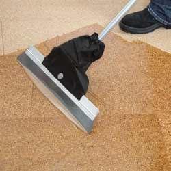 + Ideal for evenly sanded wood floors + Easy application no need to get down on your knees + Wide