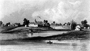 River in the early 1800s.