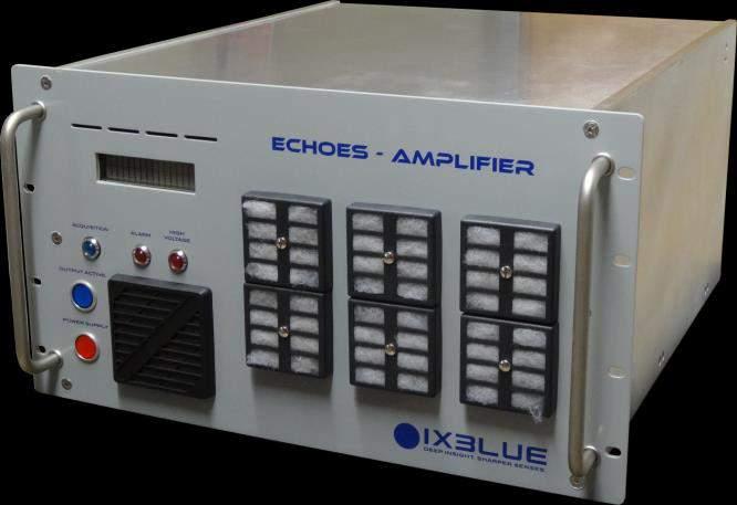 ECHOES 3500 T7 Technical specifications 7 Power Output voltage Input Settling time AC line 6000VA 0 to 700V RMS AC sine wave 0 to 3.16 V RMS.
