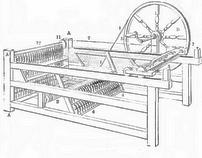 homes and made into yarn Spinning Jenny, invented in 1764, and the