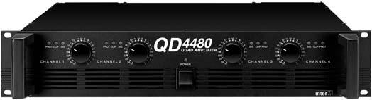 Operation Manual Quad Amplifier QD-4240/44/4960 QX-4960 * Rack mount products in the Western