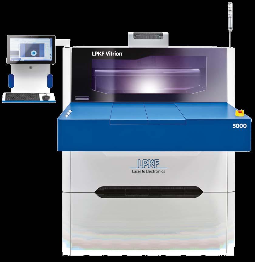 LPKF Vitrion 5000 The LPKF Vitrion 5000 laser system is solely designed for processing delicate glass wafers up to 18 in dia meter and panels with sizes of up to 510 mm x 510 mm.