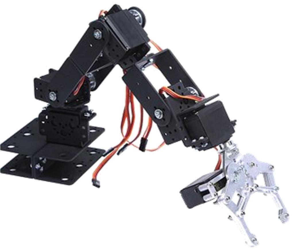 2. Robotics Arm Structure RobotArm devices for commercial application in industrial-automation and manufacturing are complex and high cost.