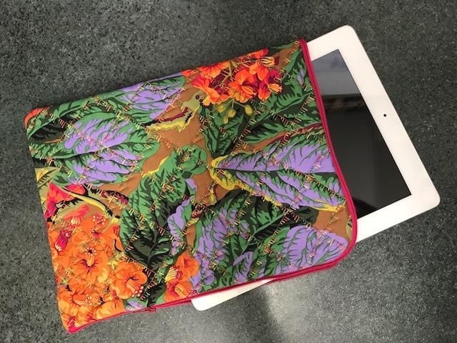 QUILTED ipad SLEEVE Monday 11th September 10.00am 3.00pm $40.