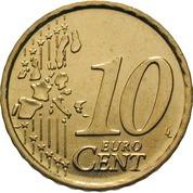 Republic of Italy, 10 Euro Cent 2002 10 Euro Cent 2nd Republic of Italy Rome Year of Issue: 2002 Weight (g): 4.1 Diameter (mm): 19.