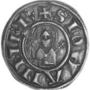 At the same time the denaro, the only circulating coin of the time, was a small, debased coin from billon.