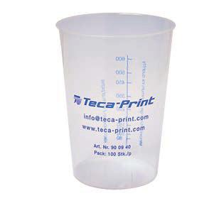 Mixing cup holder robust aluminum holder H 54 mm, Ø 70 mm, Ø base 90 mm # 90 09 41 (1