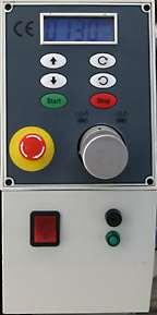 Motor Controls 5 4 3 2 6 7 1 8 9 10 1. Power switch 2. Emergency stop (E-stop) switch 3. Start button 4. Speed control buttons 5. Spindle speed readout 6. Spindle direction buttons 7. Stop button 8.