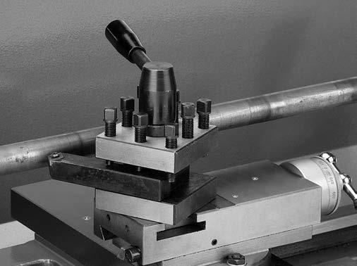 Tool Post Spindle Speed The tool post included with the Model G9036 is a four-way tool post.