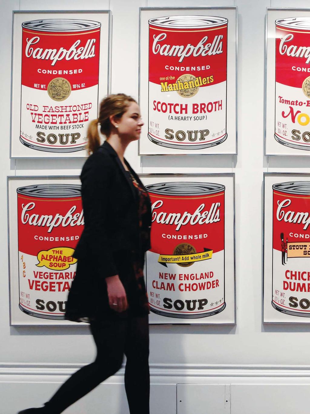 Soup Stirs Things Up 10 In 1962, Andy Warhol s 32 paintings of