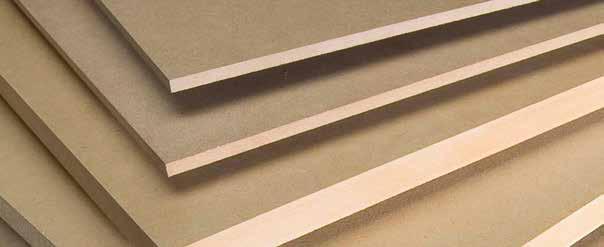 MDF panels are manufactured with a variety of physical properties and dimensions, providing the opportunity to design the end product with the specific MDF needed.