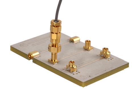 PC 1.0 adaptors Key characteristics Broadband characteristics from DC to 110 GHz Excellent return loss Very low insertion loss Robust design Phase matched within the series De-embedding data