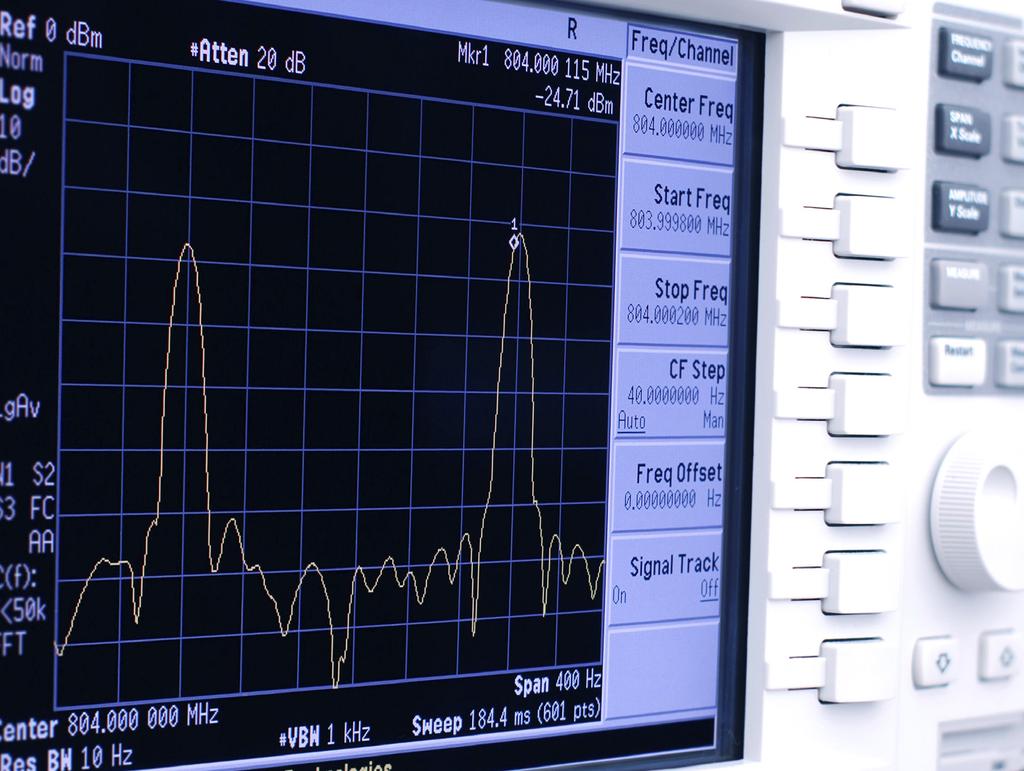 Lab testing Any research and development, test, or quality assurance department that works with RF signals is relying on precise and repeatable measurements.