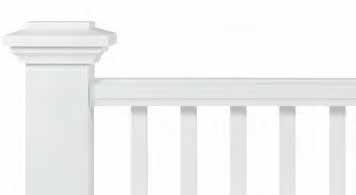 Balusters, Cable or Glass Kit Trademark Rail WHITE Choose from: Composite Balusters, Round Aluminum