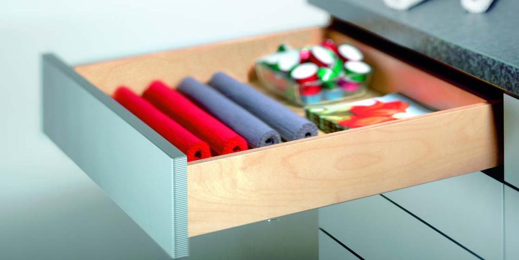 System Information The slide of the superlatives. Superior concealed roller bearing slides for wooden drawer boxes. Full Extension and Full Access slides with integrated Soft-close.