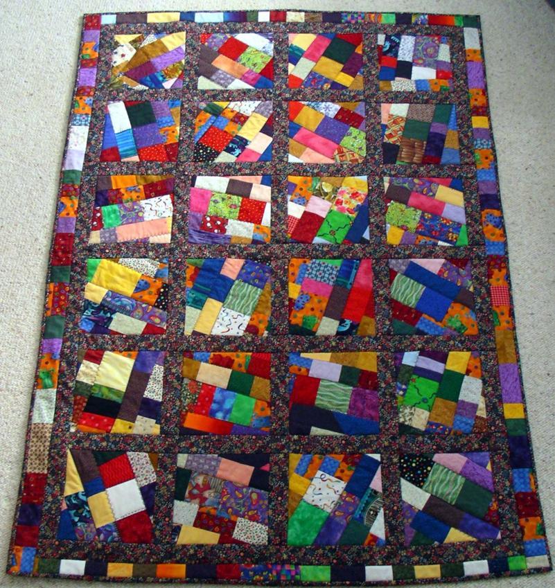 Above is a Speedy quilt set with alternating plain  Here s a Speedy