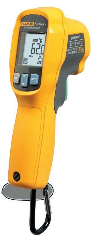 page on Fluke website for details Identify the area you re measuring with dual-laser sighting on the