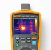 the heat map with a visual image IR Thermometer Get a quick temperature reading, even