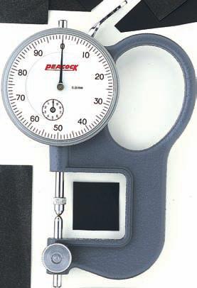 Pipe s Special gauges for measuring wall thickness of pipes. B.