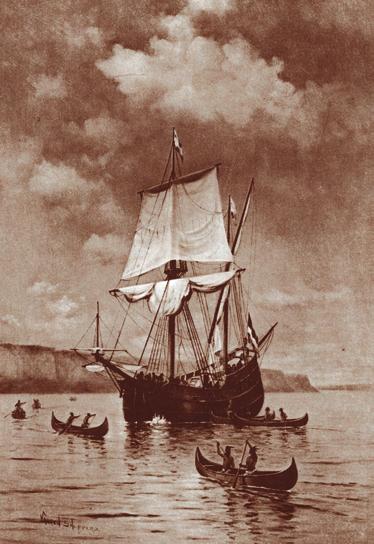 Manahatta Changed The Lenape first encountered Europeans in the 1500s. Europeans Giovanni da Verrazzano in 1524 and Henry Hudson in 1609 sailed into the Manahatta harbor.