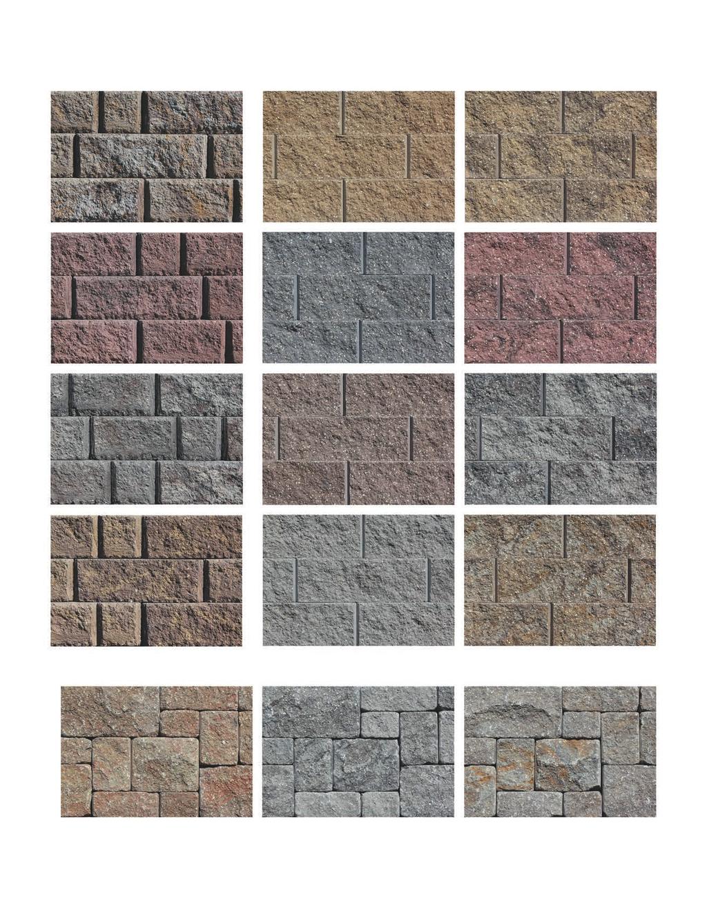 classic colonial (Rockwood) classic 6 and classic 8 (Rockwood) sandstone sandstone/brown monterey charcoal monterey brown sandstone/brown gray vintage TM (Rockwood) desert 14 Please note: All