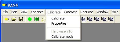 3.5 Calibrate This function is described in