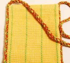 If you don t feel that you are ready for pick-up patterns, just weave the entire bag in plain weave following the instructions for weaving the back.