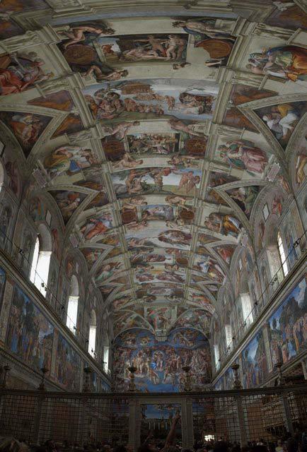 The Frescos Michelangelo: Created the
