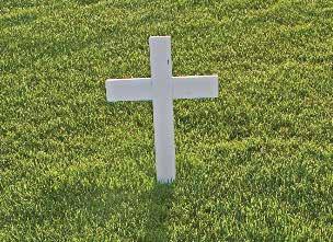 After ten days items must be removed or relocated to the concrete beam or area around the headstone.