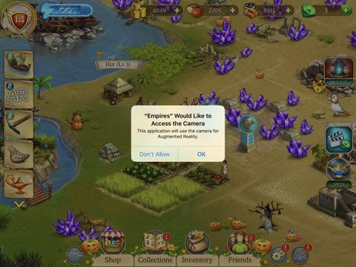 AUGMENTED REALITY PLAY Cradle of Empires released a quest utilizing game-inspired Augmented