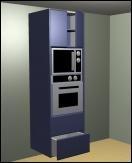 Wall Oven Microwaves These wall ovens have doors/drawers as indicated but have a space for a microwave above the oven and come in standard widths but also come in 2 different heights to suit