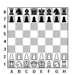 1. SHORT INSTRUCTIONS a) Before commencing to play set up the chess pieces in the opening position. White pieces on rank 1 and 2, Black pieces on rank 7 and 8.